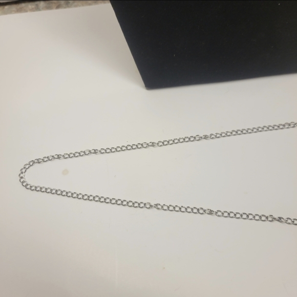 Silver and Pink Chunky Statement Necklace - Picture 6 of 8